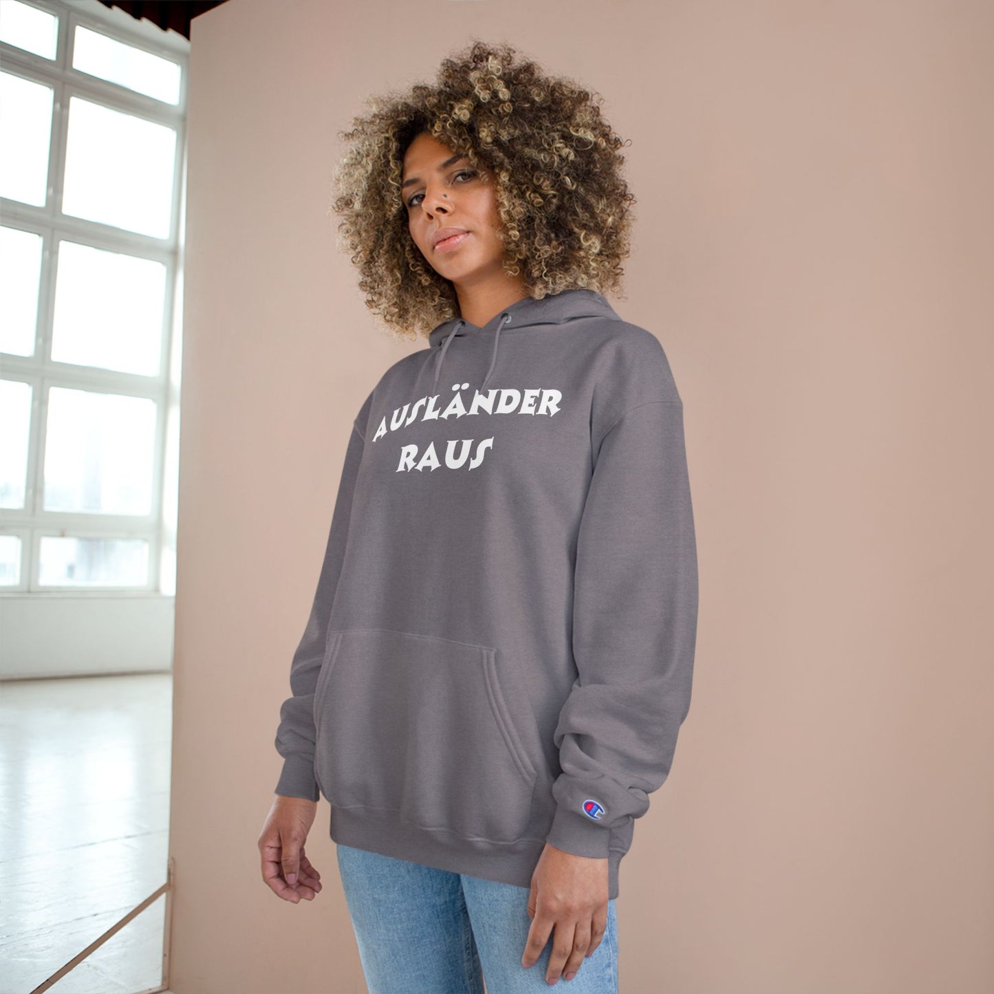 Hoodie — "Ausländer Raus" Statement Pullover