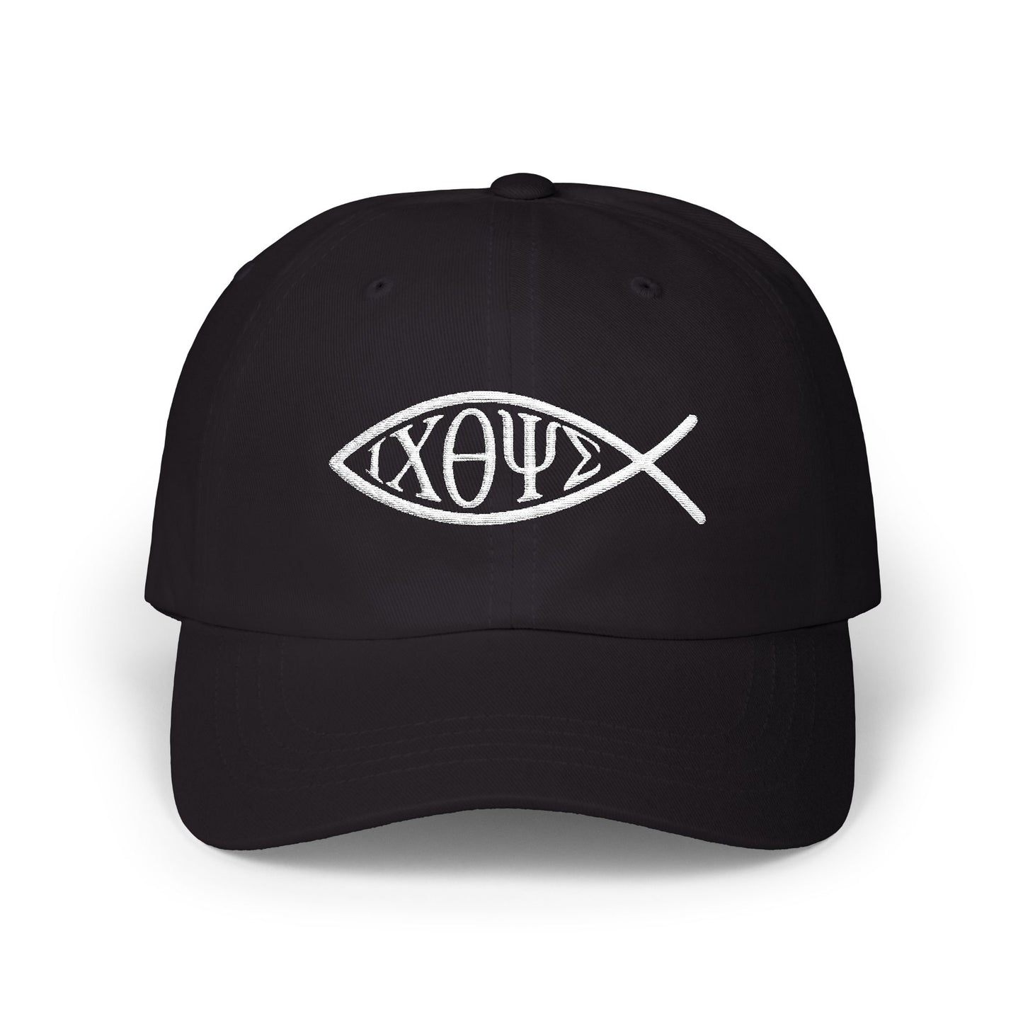 Ichthys: The Original Sign of Faith Under Fire ~ Classic Dad Cap