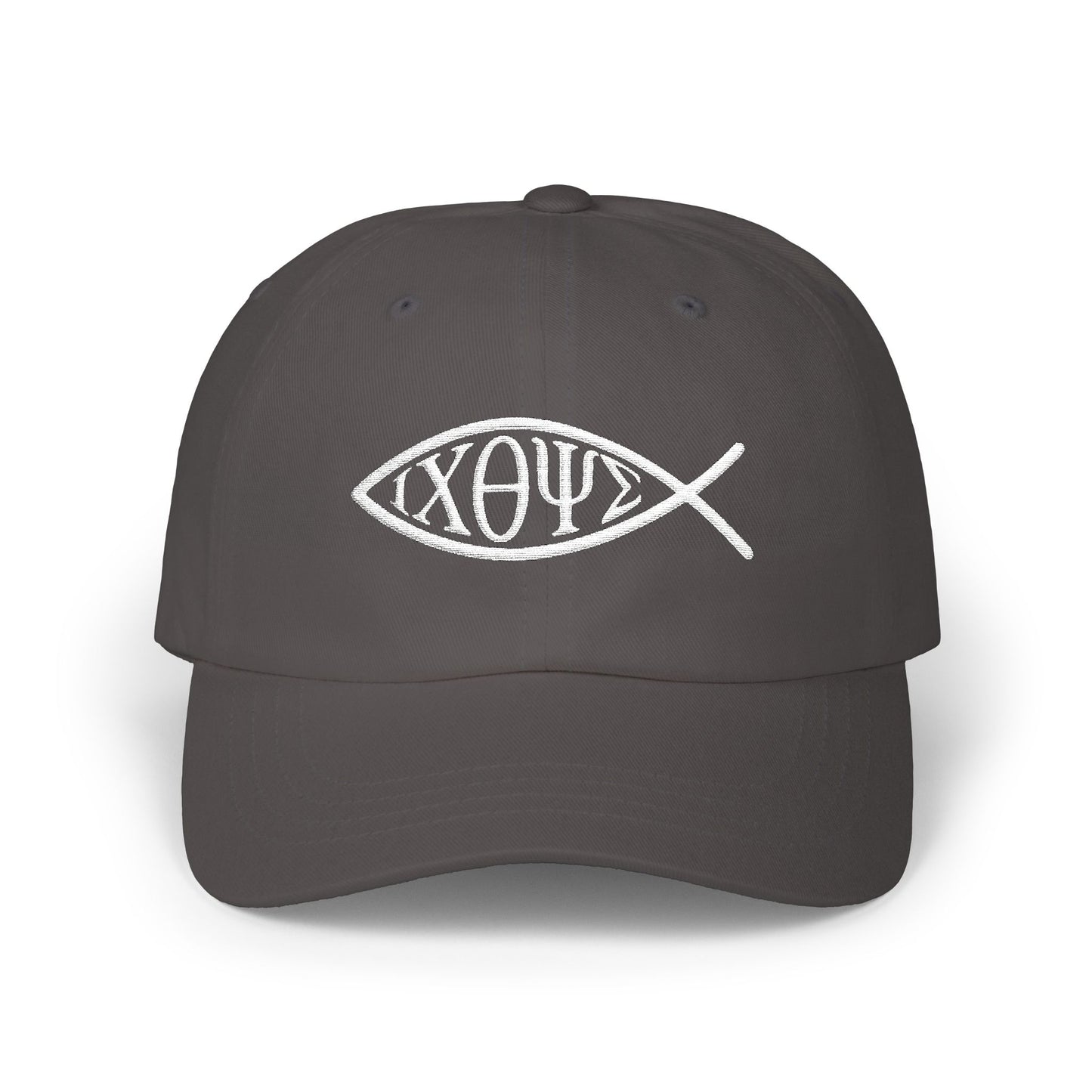 Ichthys: The Original Sign of Faith Under Fire ~ Classic Dad Cap