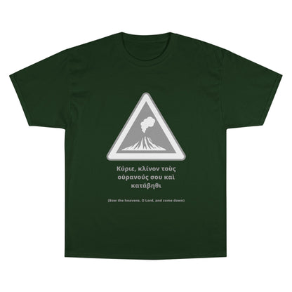 "Bow the Heavens" – Psalm 144:5 Champion® Tee