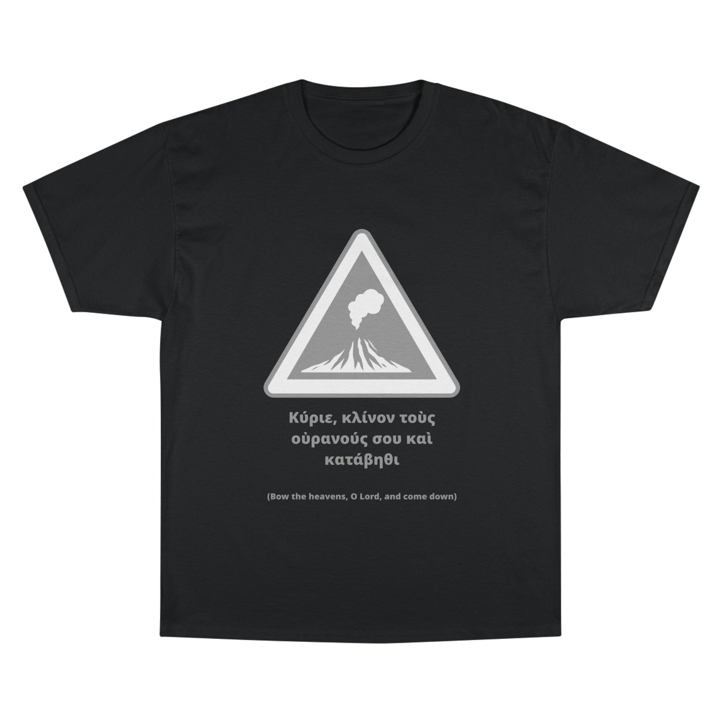 "Bow the Heavens" – Psalm 144:5 Champion® Tee