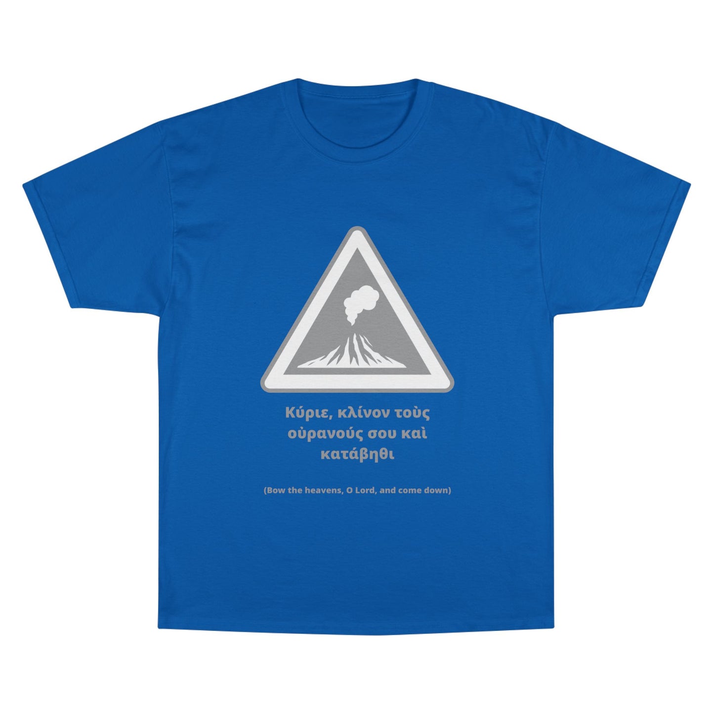 "Bow the Heavens" – Psalm 144:5 Champion® Tee