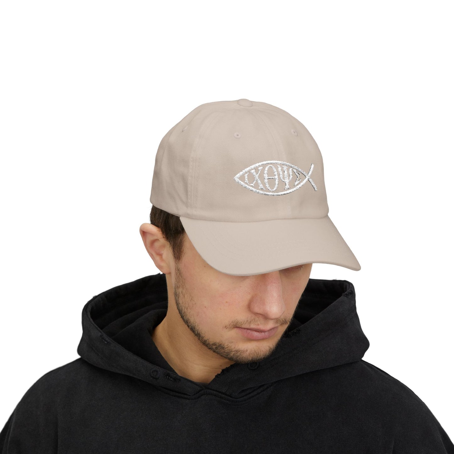 Ichthys: The Original Sign of Faith Under Fire ~ Classic Dad Cap