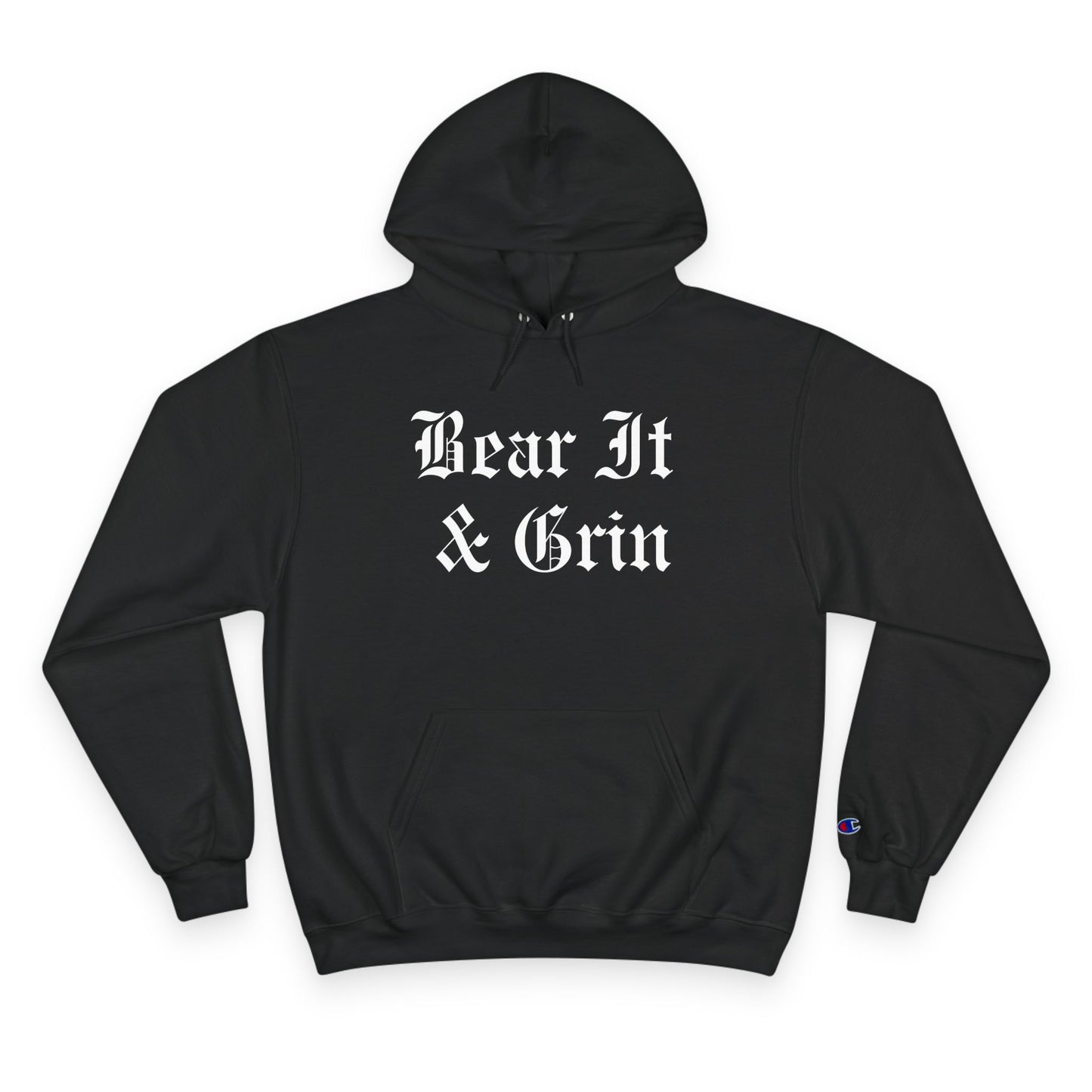BEAR IT & GRIN™ CHAMPION HOODIE