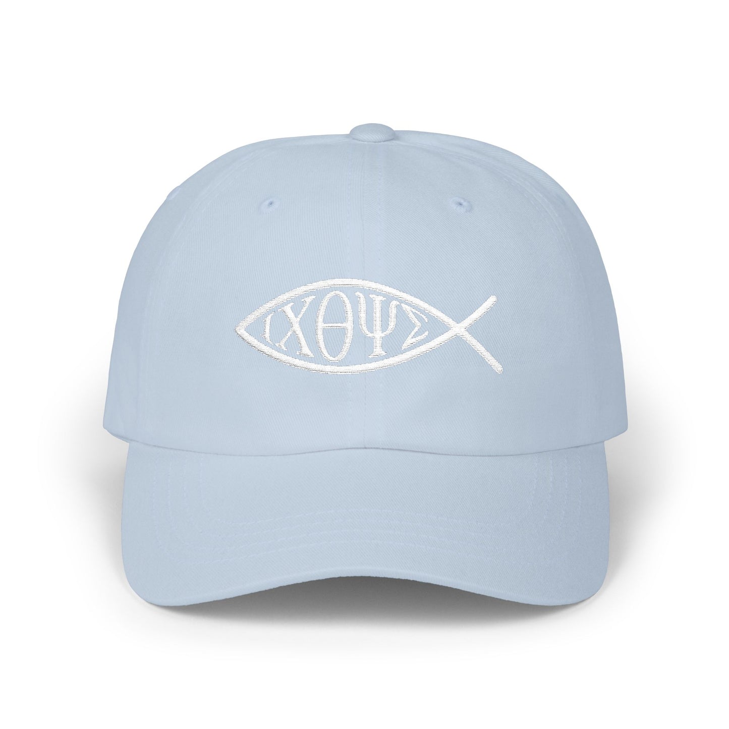 Ichthys: The Original Sign of Faith Under Fire ~ Classic Dad Cap