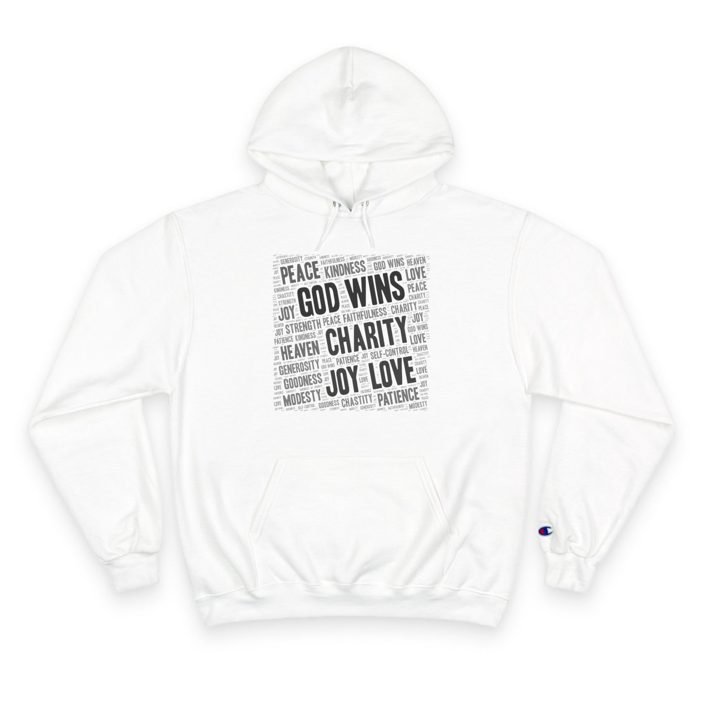 GOD WINS WITH VIRTUE ~ Champion Hoodie
