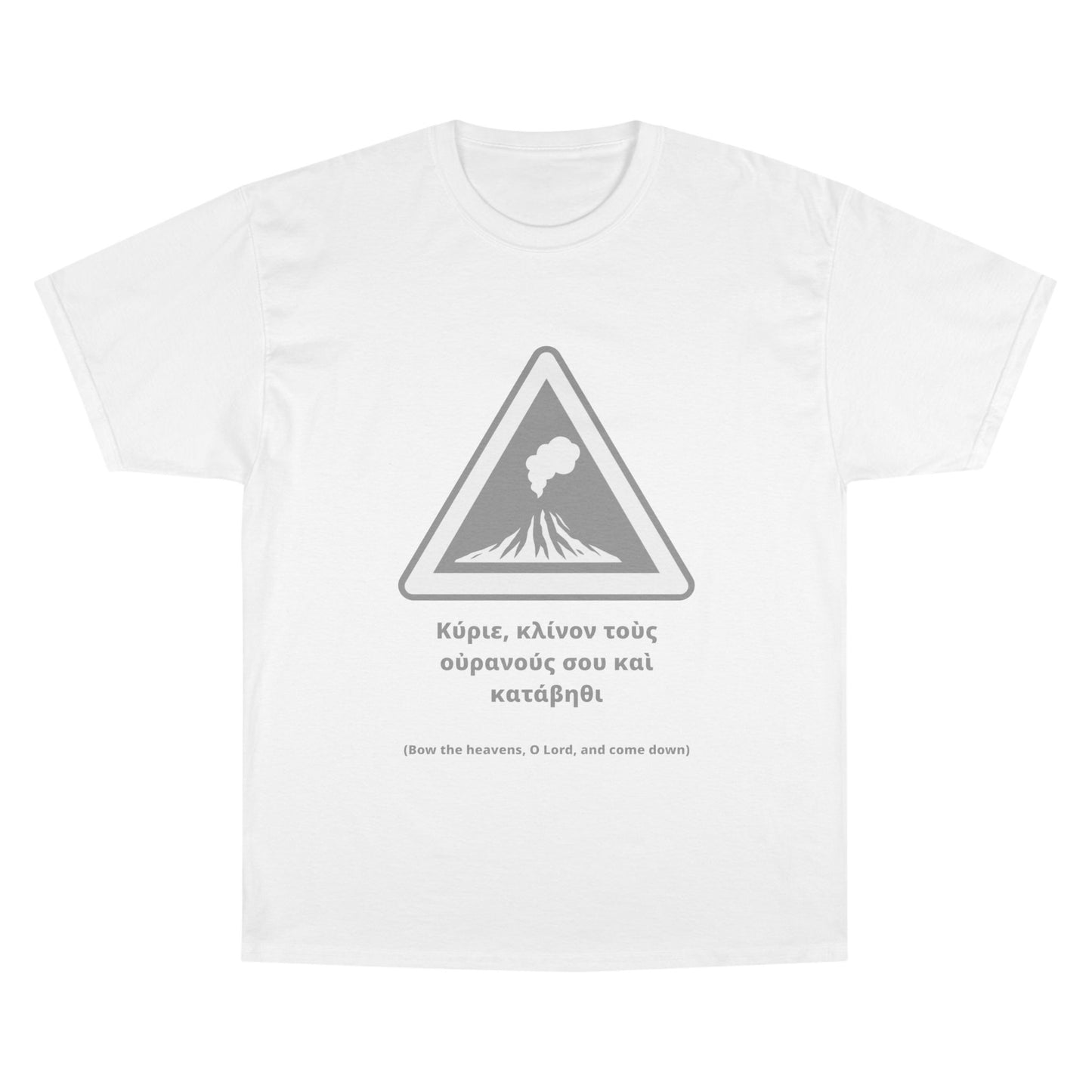 "Bow the Heavens" – Psalm 144:5 Champion® Tee