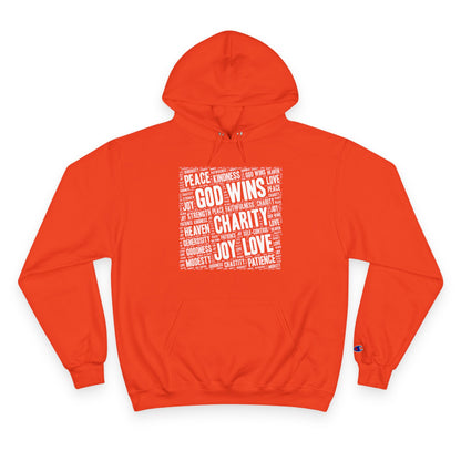 GOD WINS WITH VIRTUE ~ Champion Hoodie