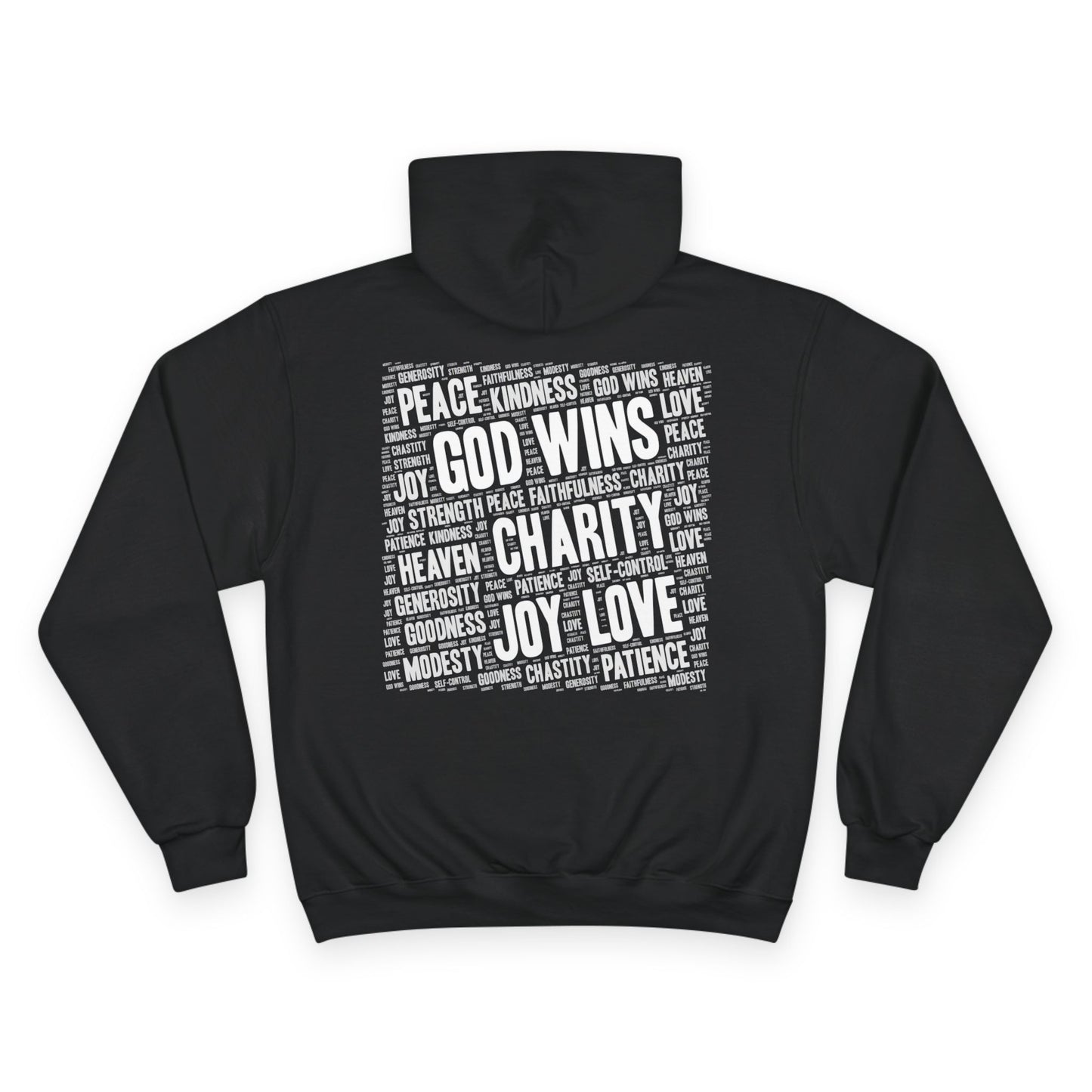 GOD WINS WITH VIRTUE ~ Champion Hoodie