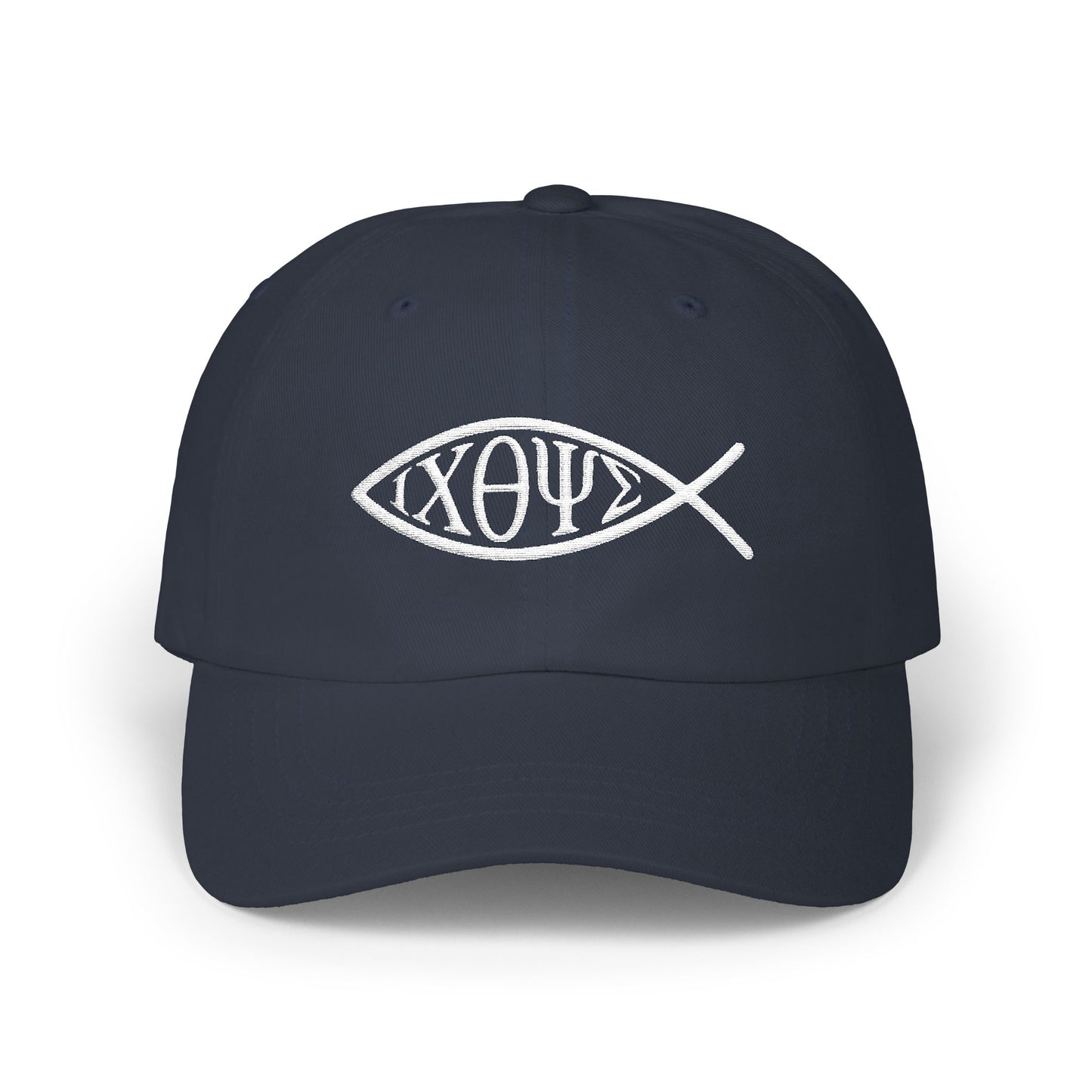 Ichthys: The Original Sign of Faith Under Fire ~ Classic Dad Cap