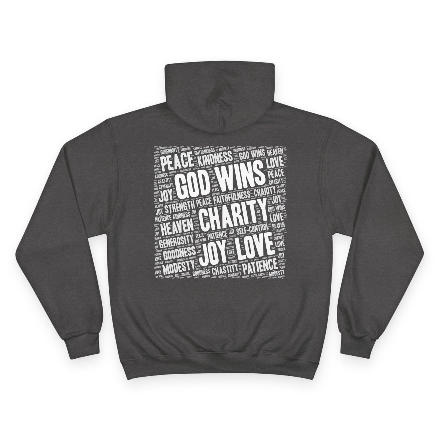 GOD WINS WITH VIRTUE ~ Champion Hoodie