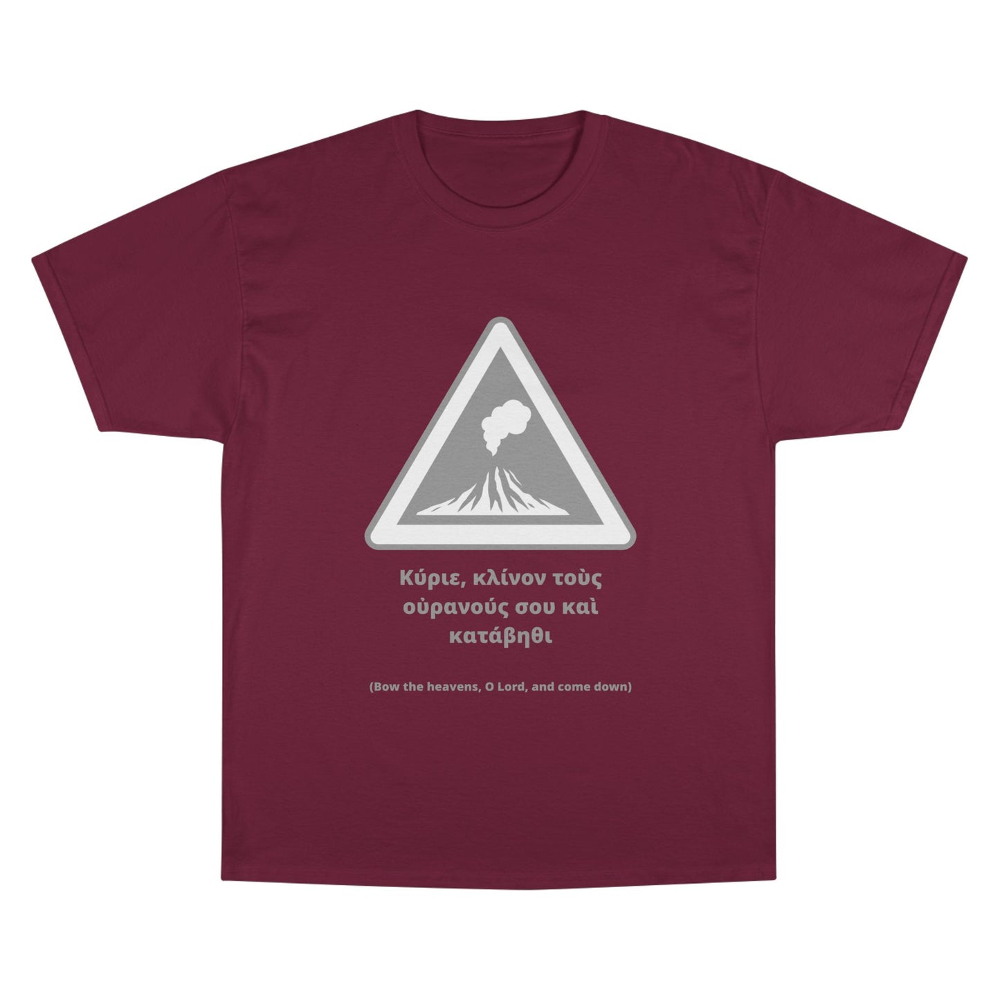 "Bow the Heavens" – Psalm 144:5 Champion® Tee