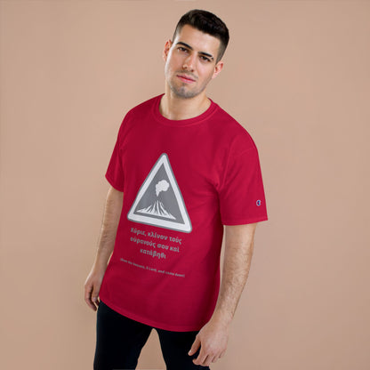 "Bow the Heavens" – Psalm 144:5 Champion® Tee