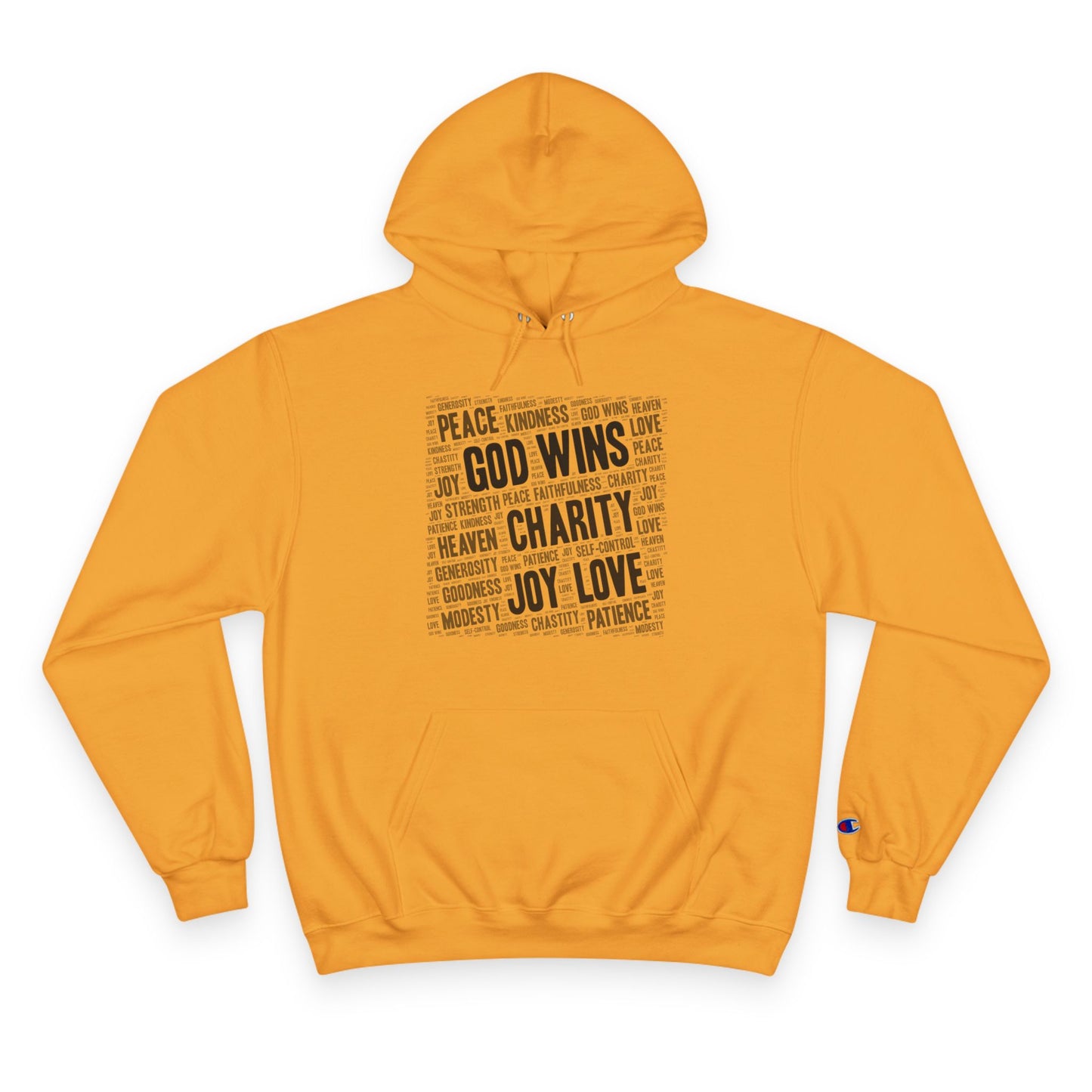 GOD WINS WITH VIRTUE ~ Champion Hoodie
