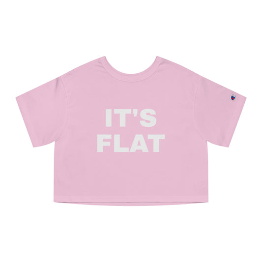 IT'S FLAT ~ Champion Women's Heritage Cropped T-Shirt