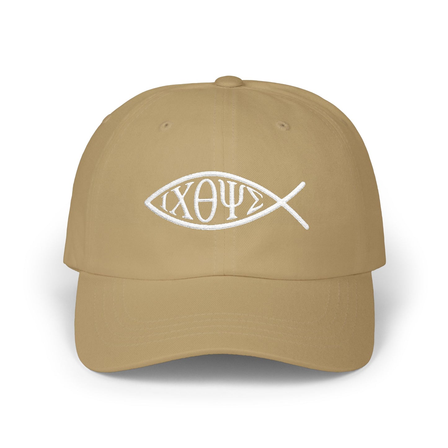 Ichthys: The Original Sign of Faith Under Fire ~ Classic Dad Cap