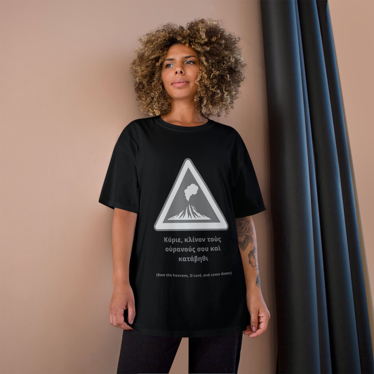 "Bow the Heavens" – Psalm 144:5 Champion® Tee