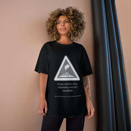 "Bow the Heavens" – Psalm 144:5 Champion® Tee