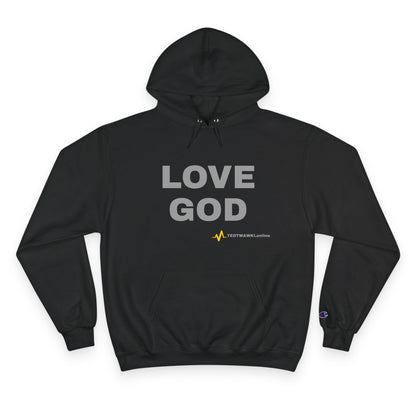 LOVE GOD – Champion® Hoodie