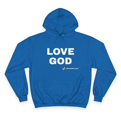 LOVE GOD – Champion® Hoodie