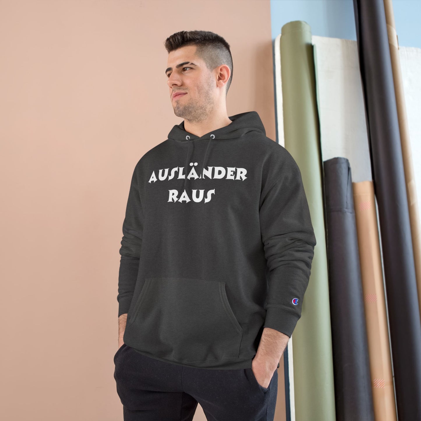 Hoodie — "Ausländer Raus" Statement Pullover