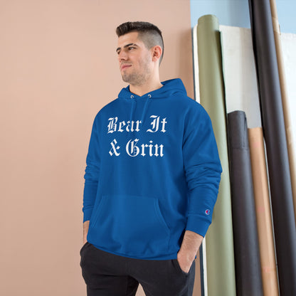 BEAR IT & GRIN™ CHAMPION HOODIE