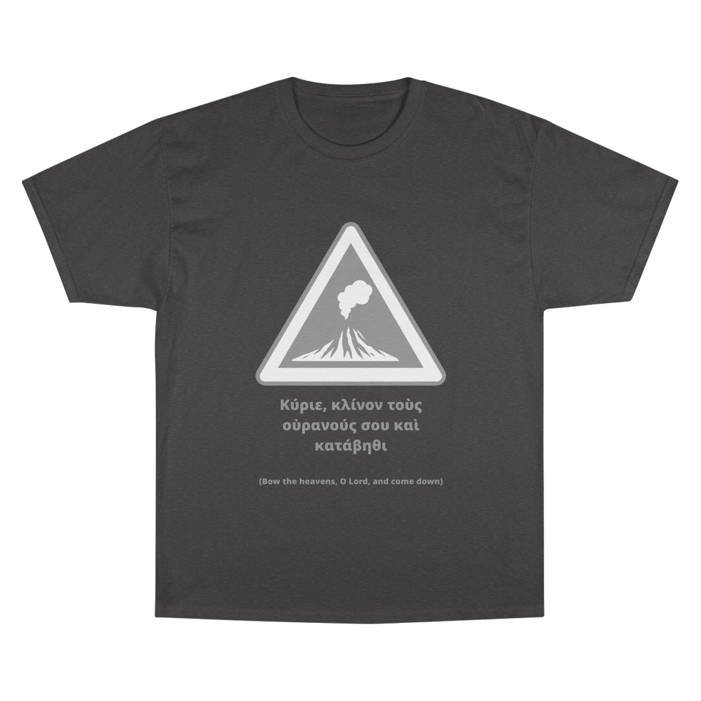 "Bow the Heavens" – Psalm 144:5 Champion® Tee