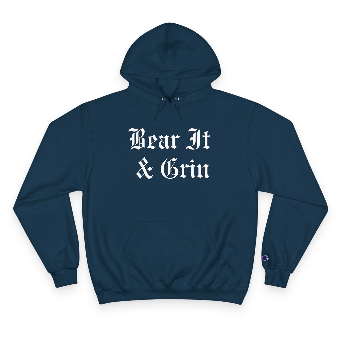 BEAR IT & GRIN™ CHAMPION HOODIE