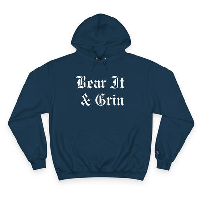 BEAR IT & GRIN™ CHAMPION HOODIE