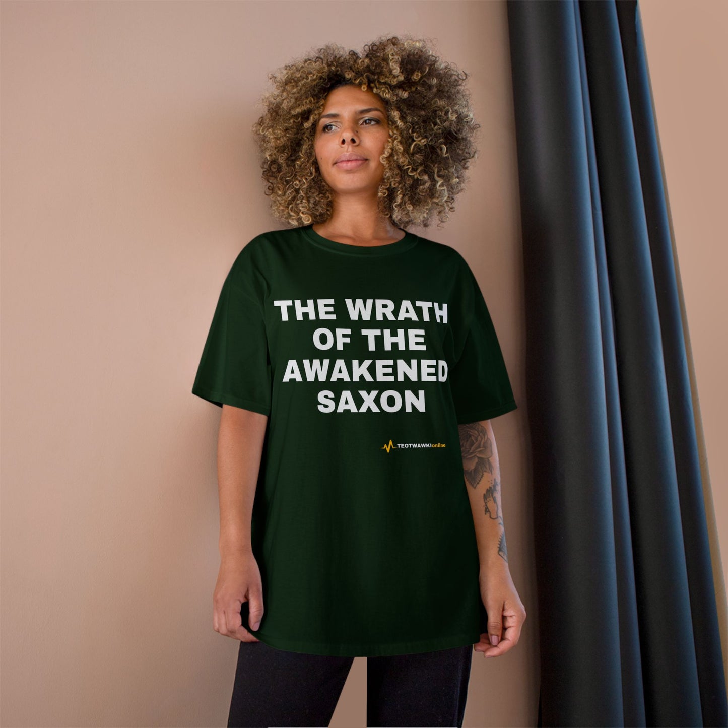 THE WRATH OF THE AWAKENED SAXON — Champion® Tee